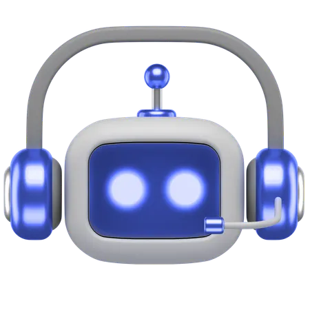 Robot Operator  3D Icon