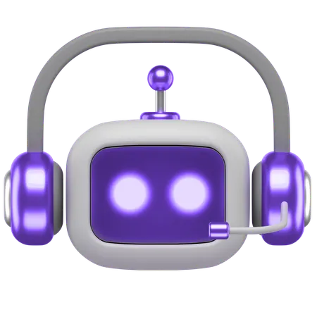 Robot Operator  3D Icon