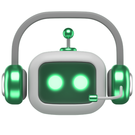 Robot Operator  3D Icon