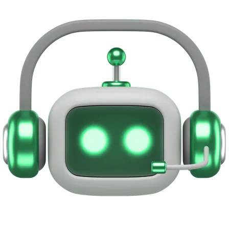Robot Operator  3D Icon