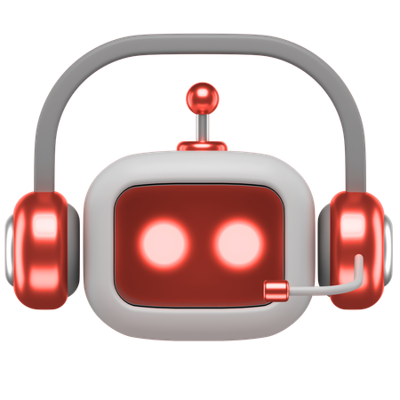 Robot Operator  3D Icon
