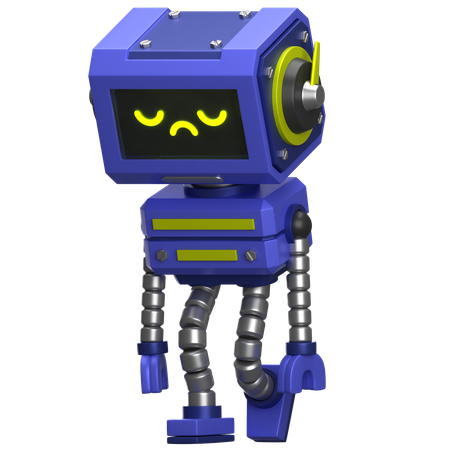 Robot paresseux  3D Icon