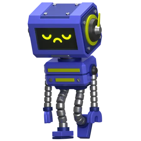 Robot paresseux  3D Icon