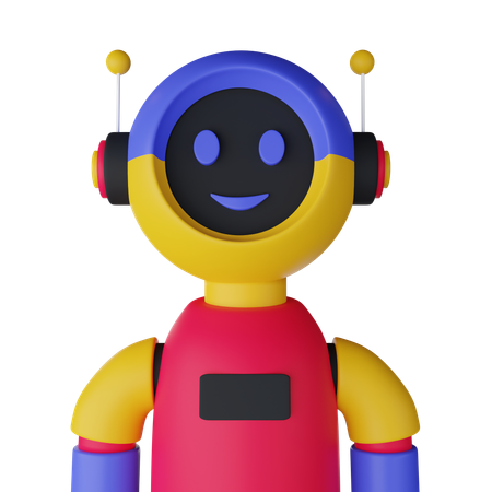 Robot profile  3D Icon