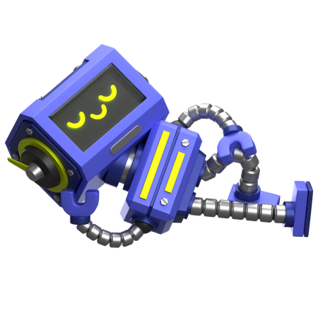 Robot Relax  3D Icon