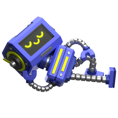 Robot Relax  3D Icon