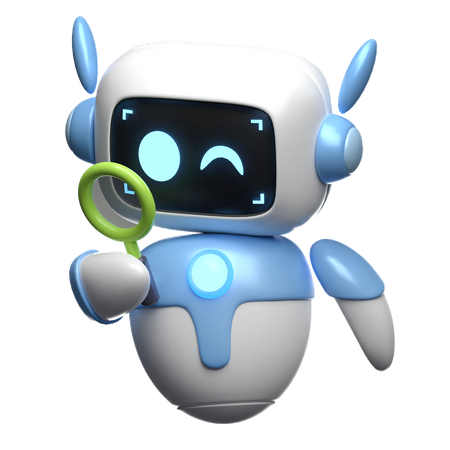 Robot Research  3D Icon