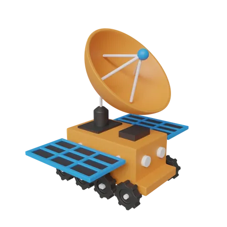 Robot satélite  3D Icon