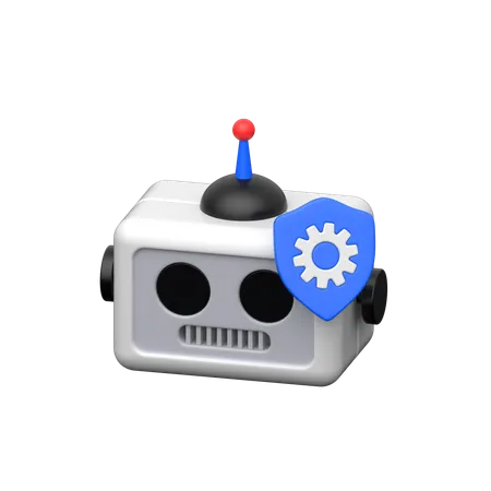 Robot Setting  3D Icon