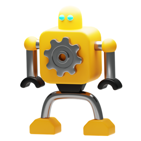 Robot Setting  3D Icon