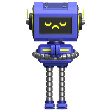 Robot s'excusant  3D Icon