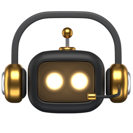 Robot Support  3D Icon