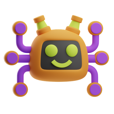 Tâche du robot  3D Icon