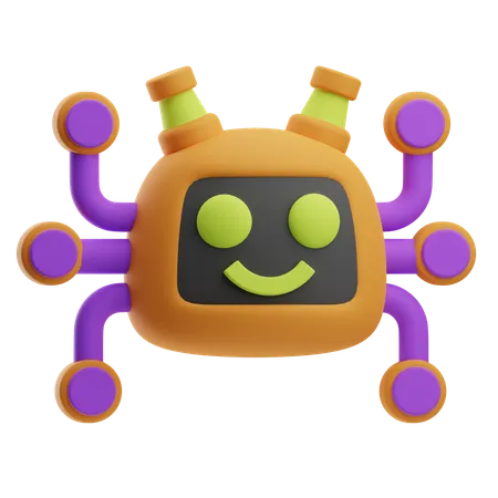 Robot Task  3D Icon
