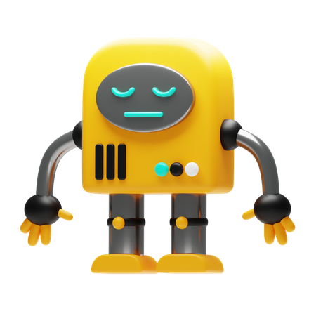 Robot Technology  3D Icon