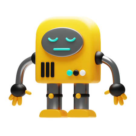 Robot Technology  3D Icon