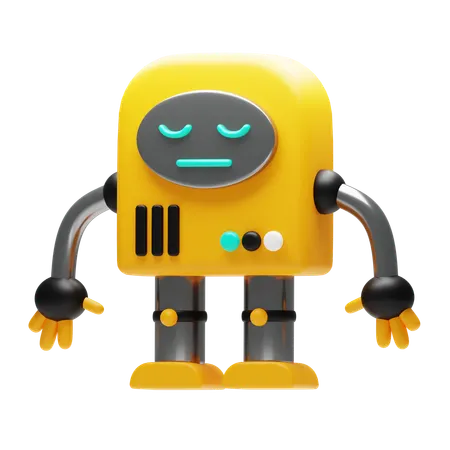 Robot Technology  3D Icon