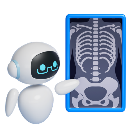 Robot That Reads X Ray Images  3D Icon