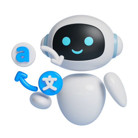 Robot That Translates  3D Icon