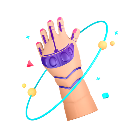 Robot Touch Experience  3D Icon