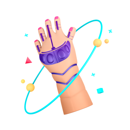 Robot Touch Experience  3D Icon