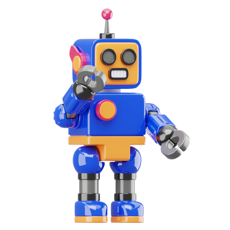 Robot Toy  3D Icon