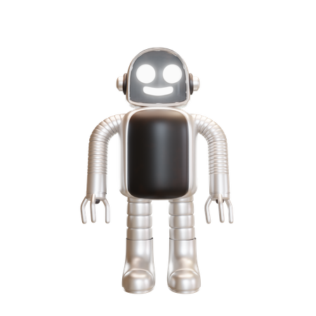 Robot Toy 3D Illustration
