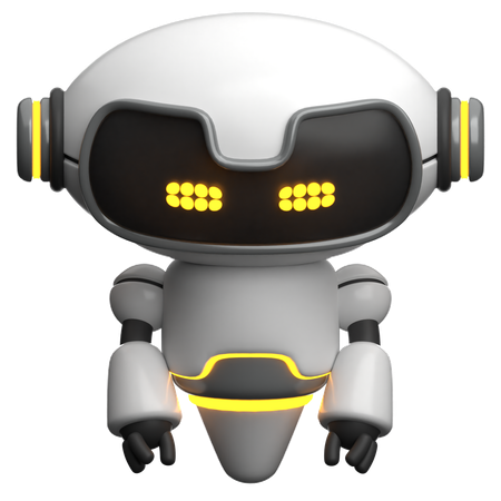 Robot triste  3D Icon