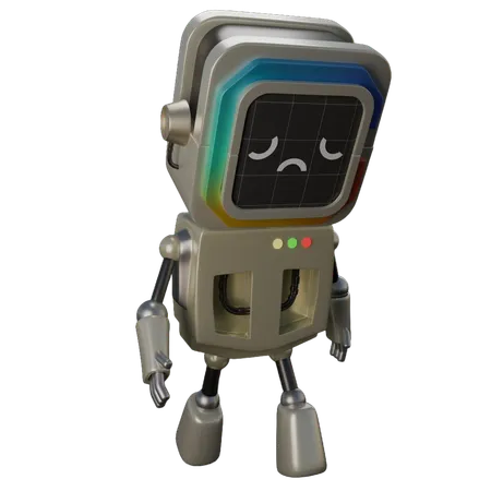 Robot triste  3D Icon