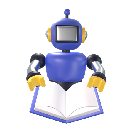 Profesor robot  3D Icon