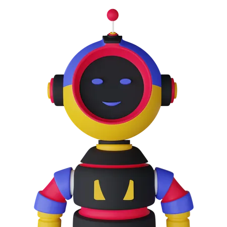 Robot user  3D Icon
