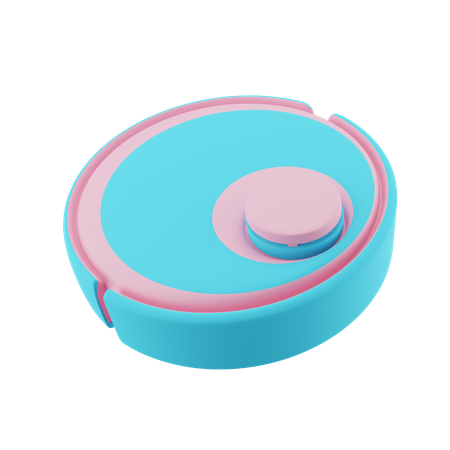 Robot Vacuum  3D Icon