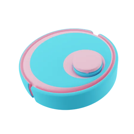 Robot Vacuum  3D Icon