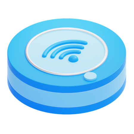 Robot Vacuum Cleaner  3D Icon