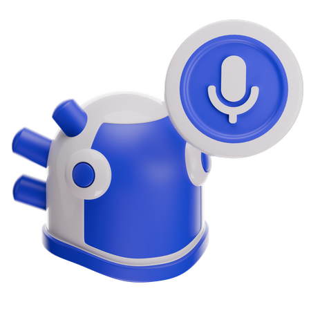 Robot Voice generator  3D Icon