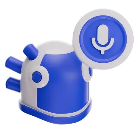 Robot Voice generator  3D Icon