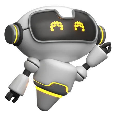 Robot volant  3D Icon