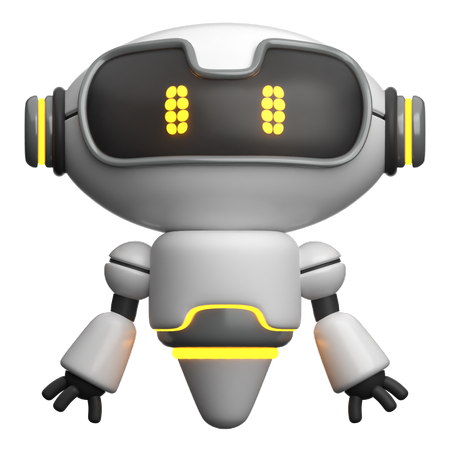 Robot volant  3D Icon