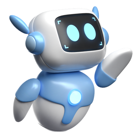 Robot volant  3D Icon