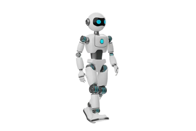 Robot walking  3D Icon