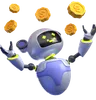 Robot with Gold Coins