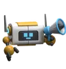 Robot with Megaphone