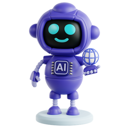 Roboter  3D Icon