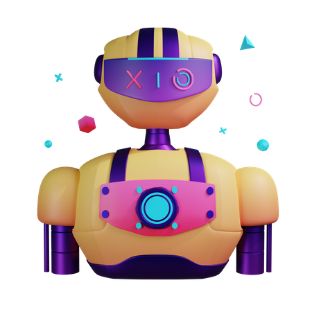 Roboter  3D Illustration