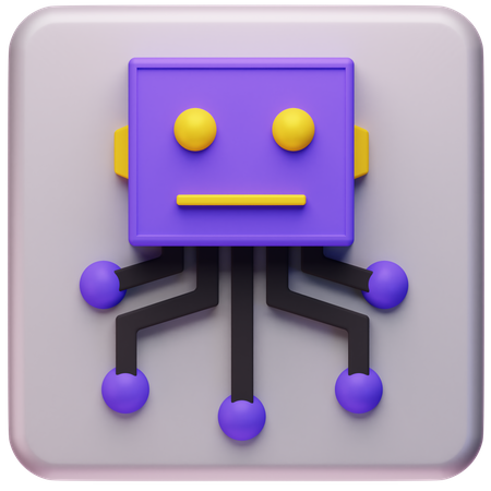 Roboter  3D Icon