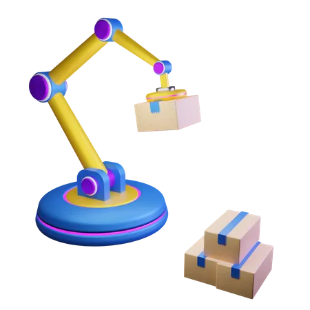 Roboterautomatisierung  3D Icon