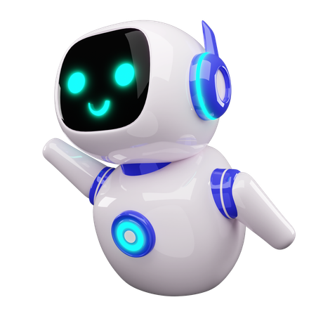 Roboter Cyborg  3D Icon