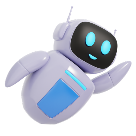 Roboter fliegen  3D Icon