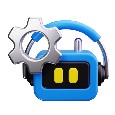 Roboter-Getriebe  3D Icon