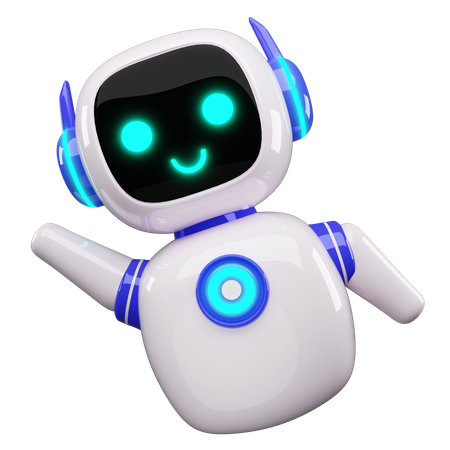 Roboter hallo  3D Icon